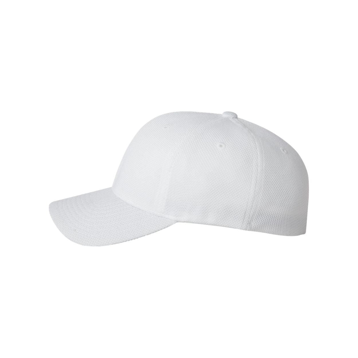 White Wicking - Flexfit Baseball Cap left view