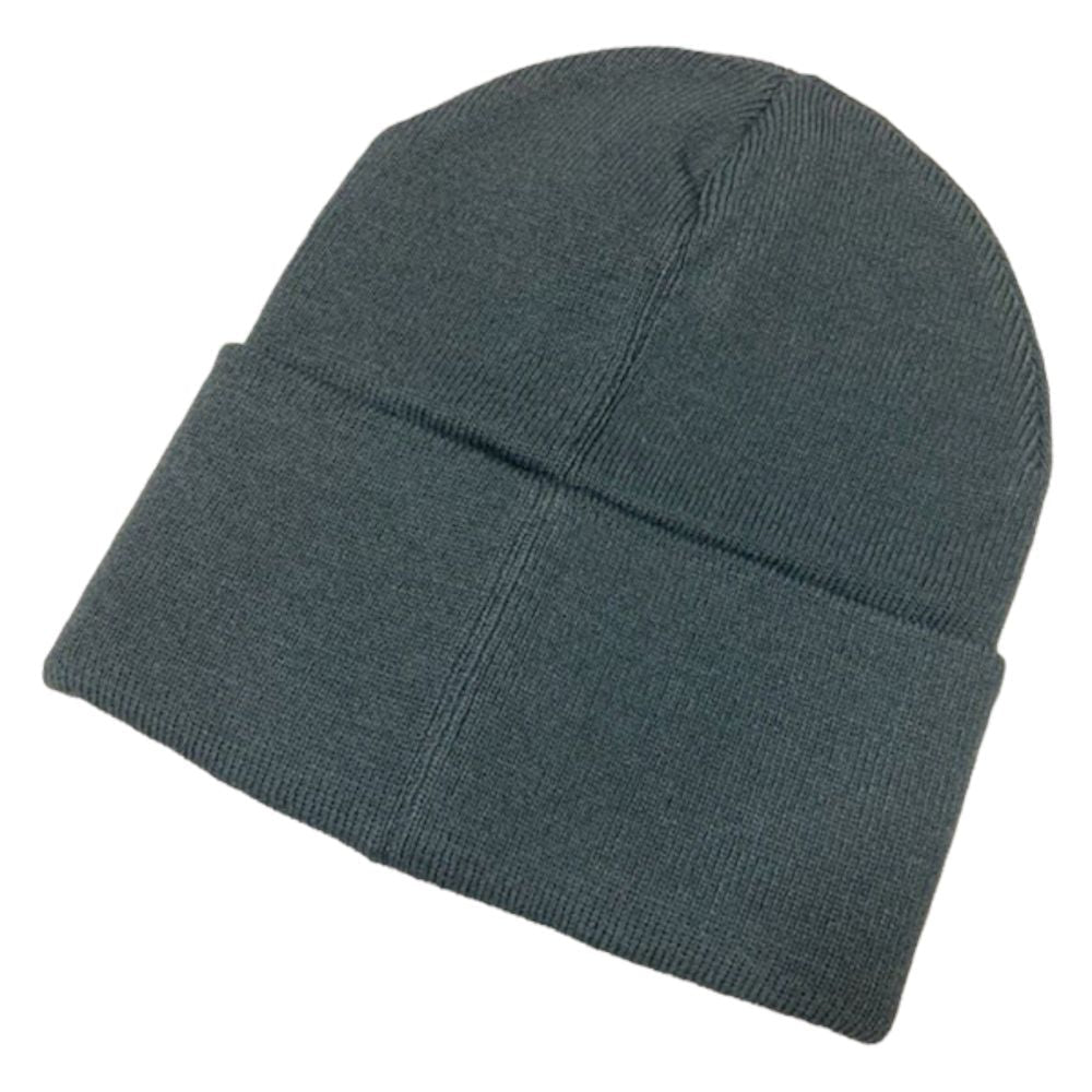 Gray Dark Knit Hat