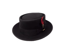 Classic Porkpie Hat black front