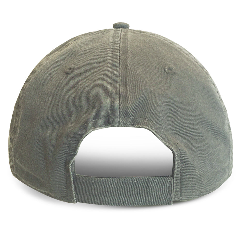 Sage Green Unstructured Baseball Cap back view