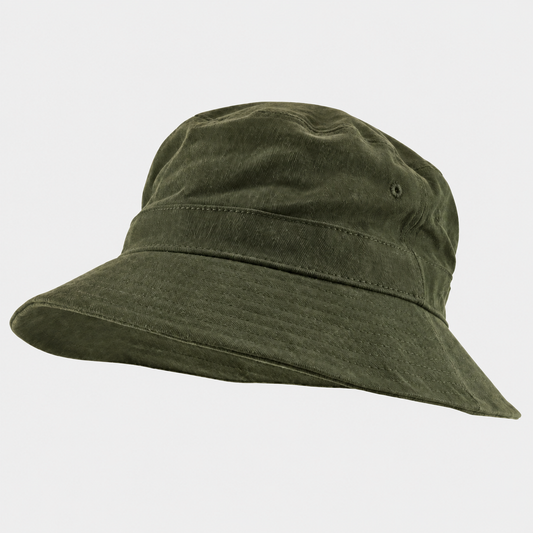 Short Brim Outdoor Bucket Hat - Olive
