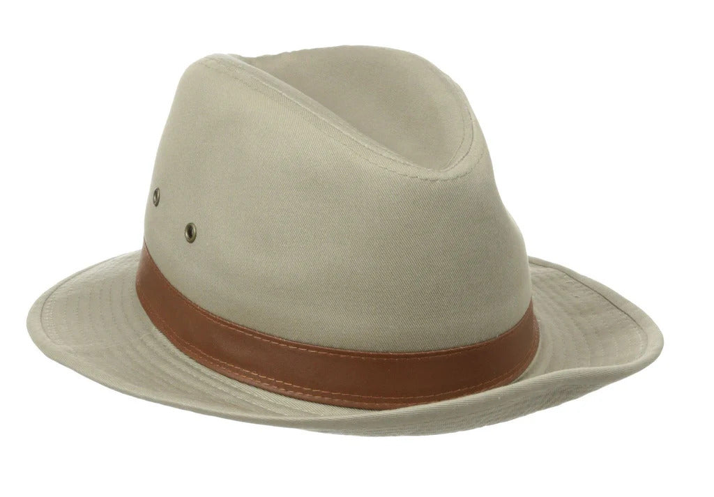 Sportsman hiking khaki showing curved brim