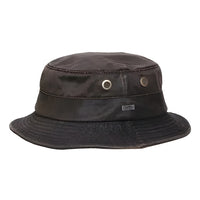 Weathered Cotton Waterproof Bucket Hat front view