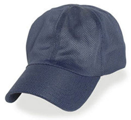 Extra Large Mesh Hats in Navy Blue All Coolnit for size 3XL