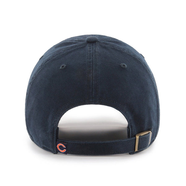 Chicago Bears NFL Team Apparel Mesh Back Navy Blue White Brim Hat