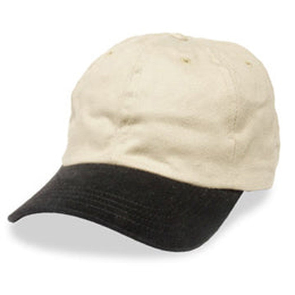 Cream with Black Visor Baseball Hats for Men with Big Heads in Size 3XL