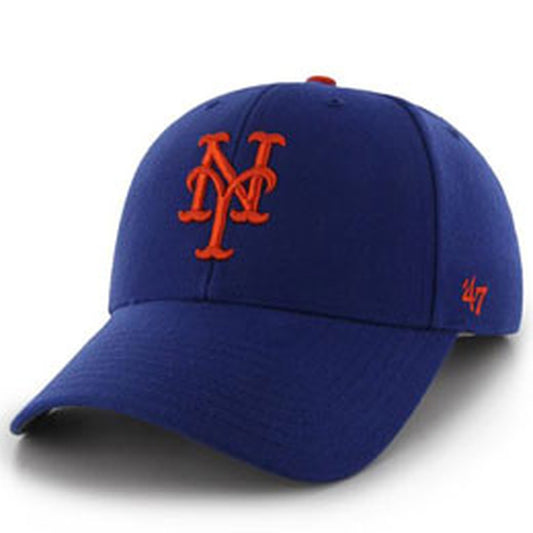 New York Mets MLB Structured Baseball Hats for Big Heads fits cap Size 3XL