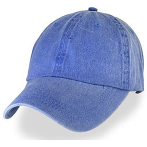 Ocean Blue Weathered Unstructured Big Size Hats, fits Baseball Cap Sizes 3XL-4XL