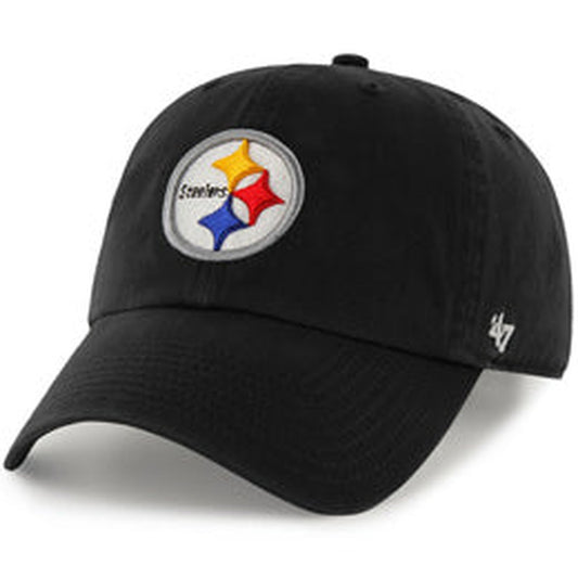 Pittsburgh Steelers NFL Unstructured Big Baseball Caps fits Sizes 3XL-4XL
