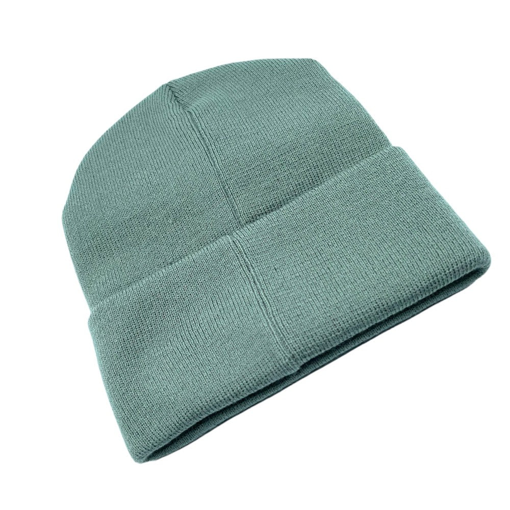 Sage Green Knit Hat back view