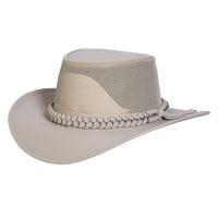 Aussie Soaker Golf Hat - Sand front view