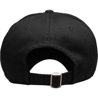 Black - Unstructured Cap back view