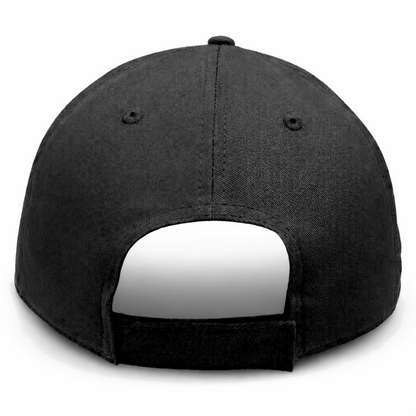 Black-Structured Baseball Cap - back 1
