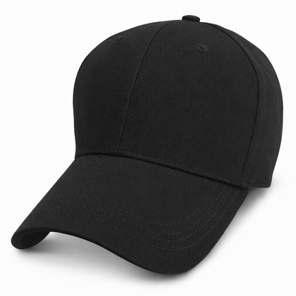 Black - Structured Baseball Cap KH - front 1