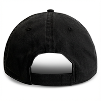 Black - Unstructured Baseball Cap - back 1