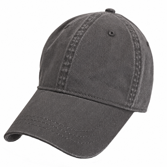 Black Weathered - Unstructured Baseball Cap