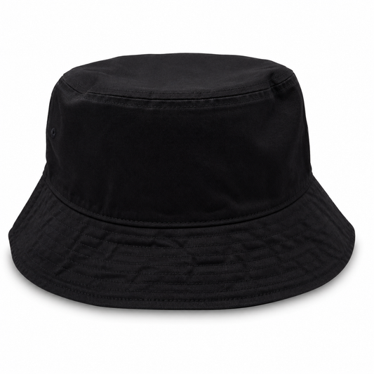 Black Big Bucket Hat