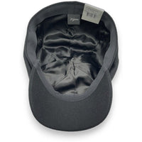 Wigens Black Newsboy Classic Cap lining