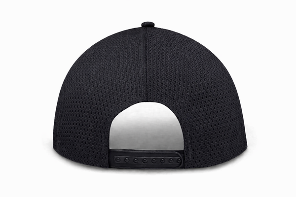 Black Partial Coolnit - Unstructured Baseball Cap - back 1