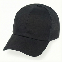 Black Partial Coolnit - Unstructured Baseball Cap - front 1
