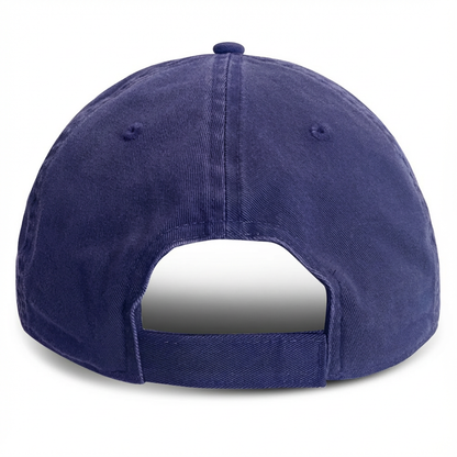Blueberry, Unstructured, Baseball Cap comfy adjustable fit for larger heads,  rear view, size 3XL/4XL