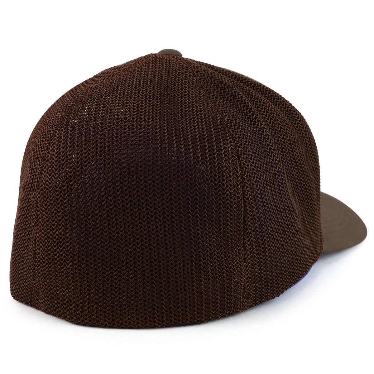 Brown - Structured Flexfit Mesh back view