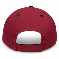 Burgundy with Black Visor - Structured Baseball Cap