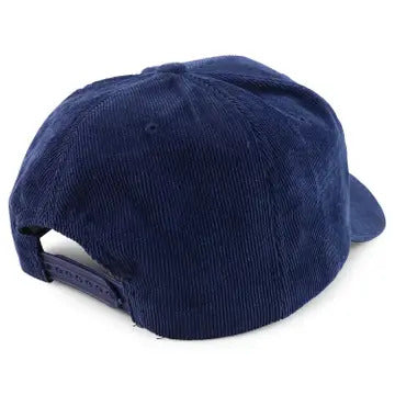 Corduroy Structured Baseball Cap - Navy