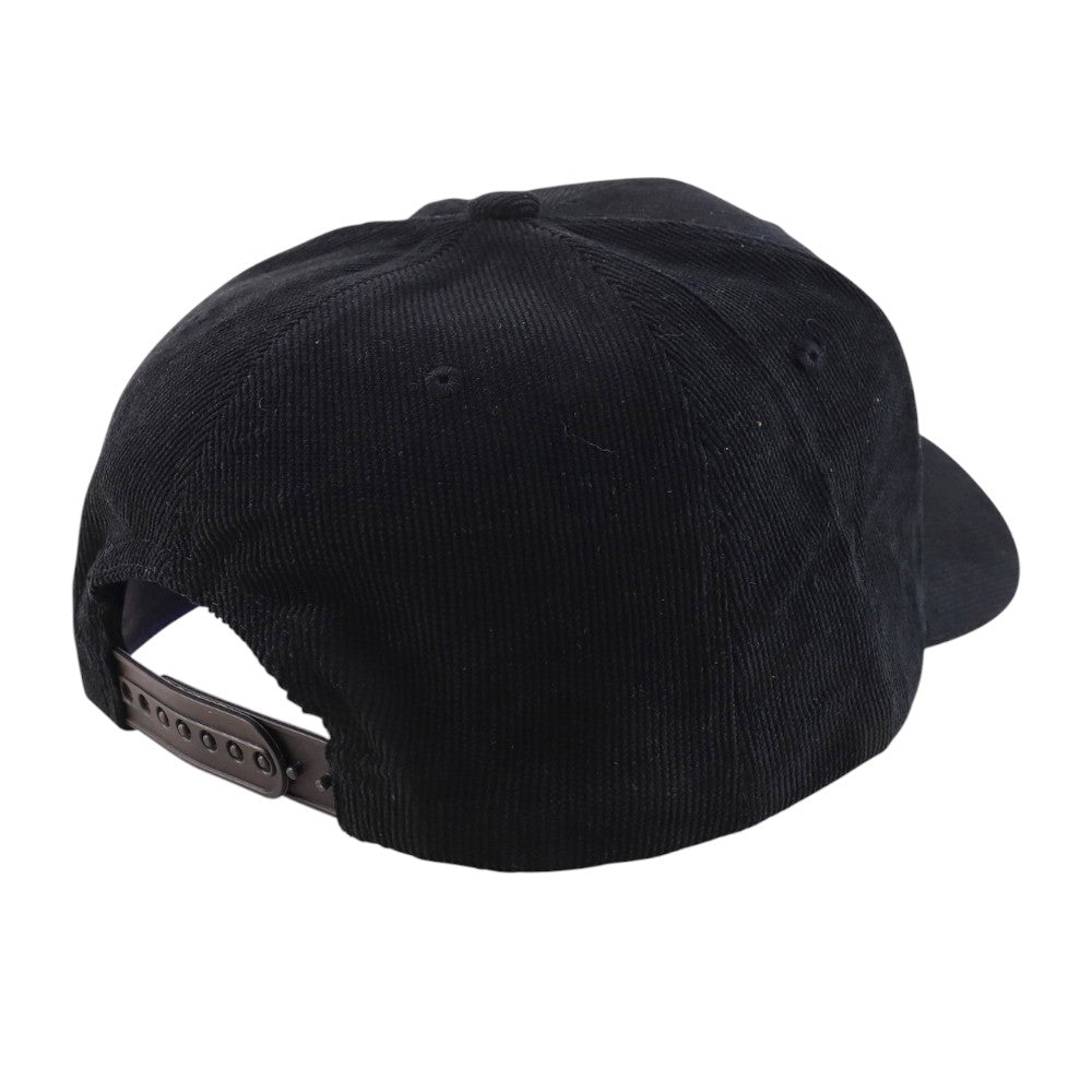 Corduroy Structured Baseball Cap -Black back