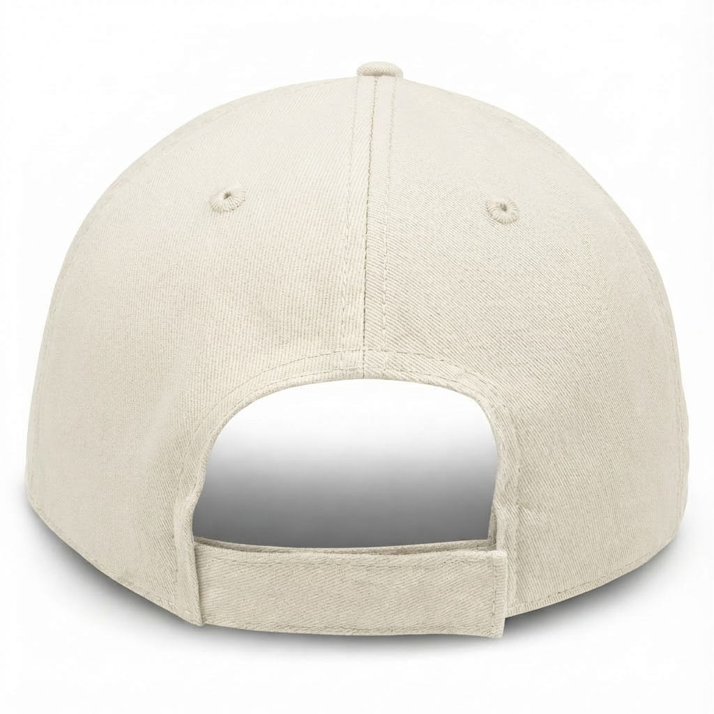Cream - Unstructured Baseball Cap - back 1