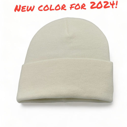 Cream Knit Hat new color view