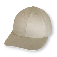 Cream - Unstructured Baseball Cap front view