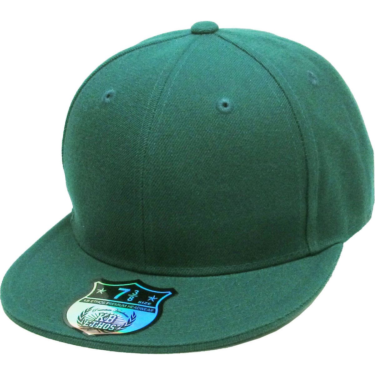 Hunter Green - Structured and Fitted Baseball Cap front view