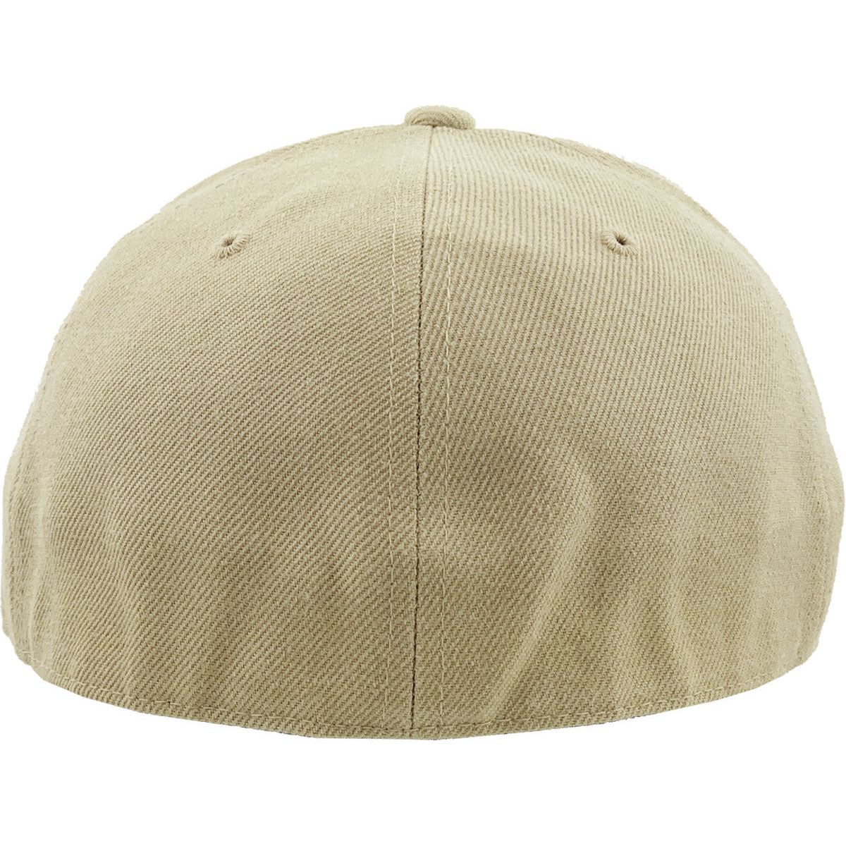 Khaki - Structured and Fitted Baseball Cap back view