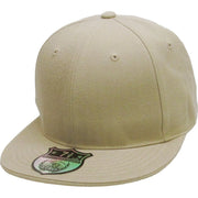 Khaki - Structured and Fitted Baseball Cap