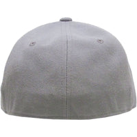 Light Gray - Structured and Fitted Baseball Cap back view