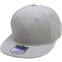 Light Gray - Structured and Fitted Baseball Cap front view