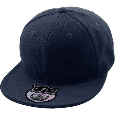 Navy Blue - Structured and Fitted Baseball Cap