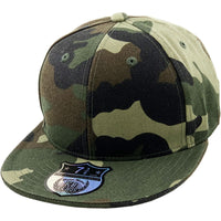 Camo - Structured and Fitted Baseball Cap top view