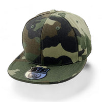 Camo - Structured and Fitted Baseball Cap top left view