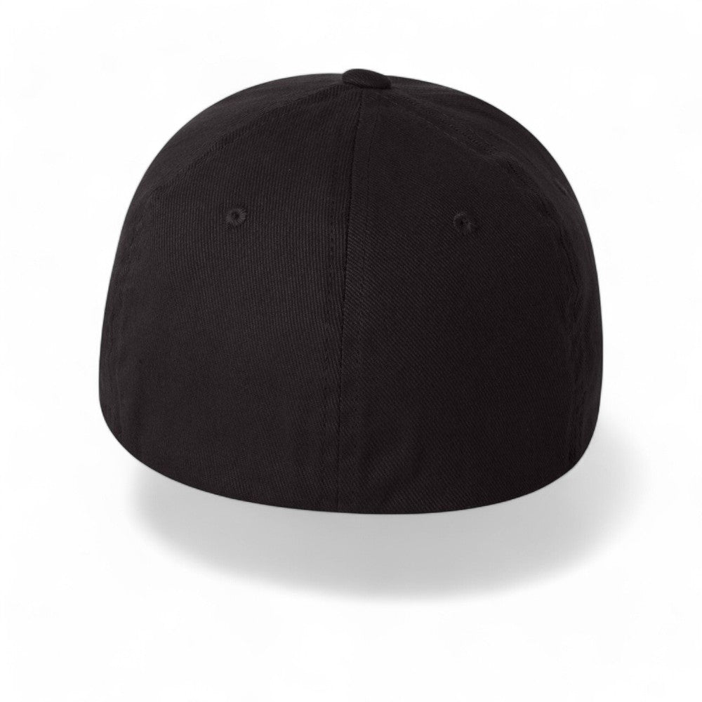 XXXL Flexfit Black Washed Hat back