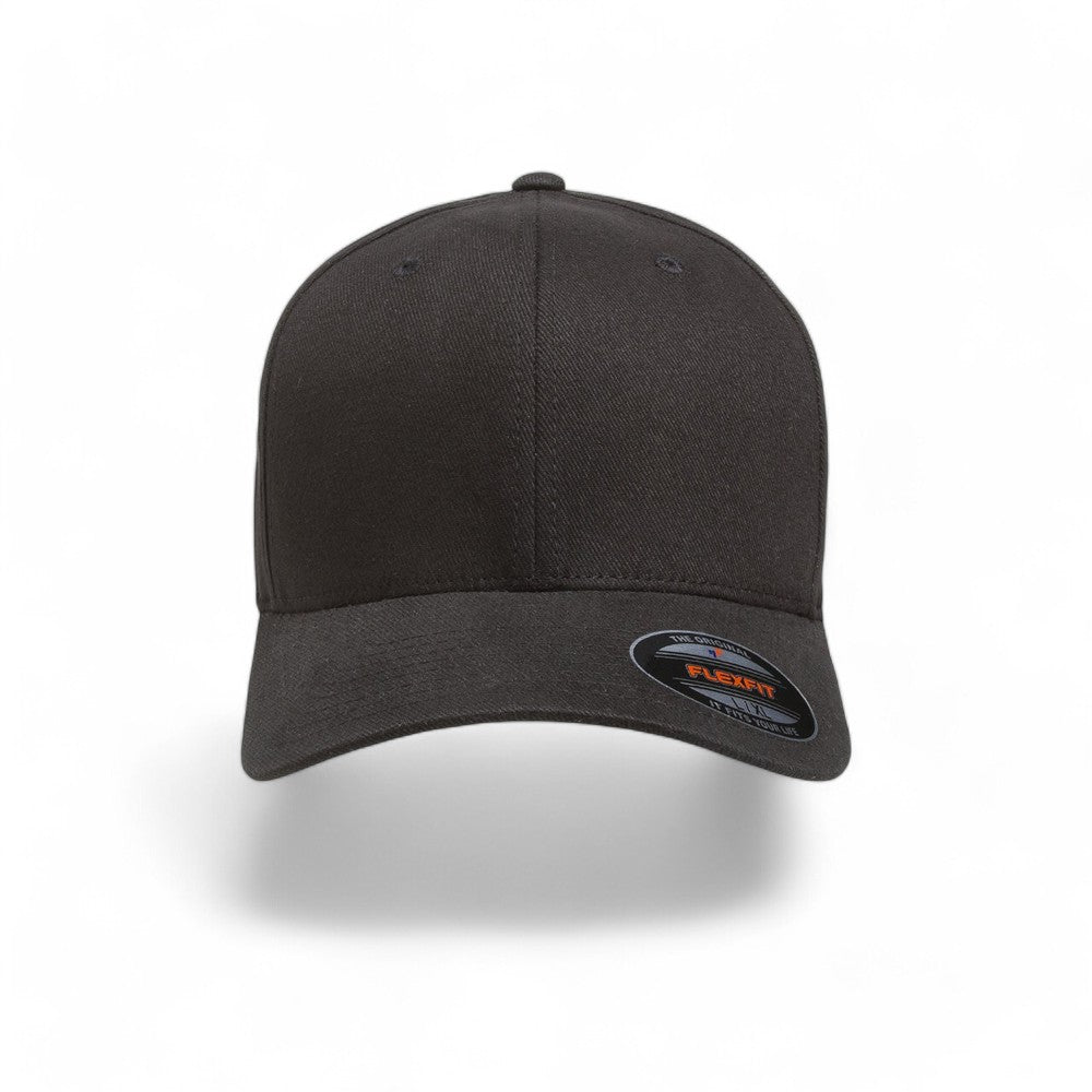 XXXL Flexfit Black Washed Hat front