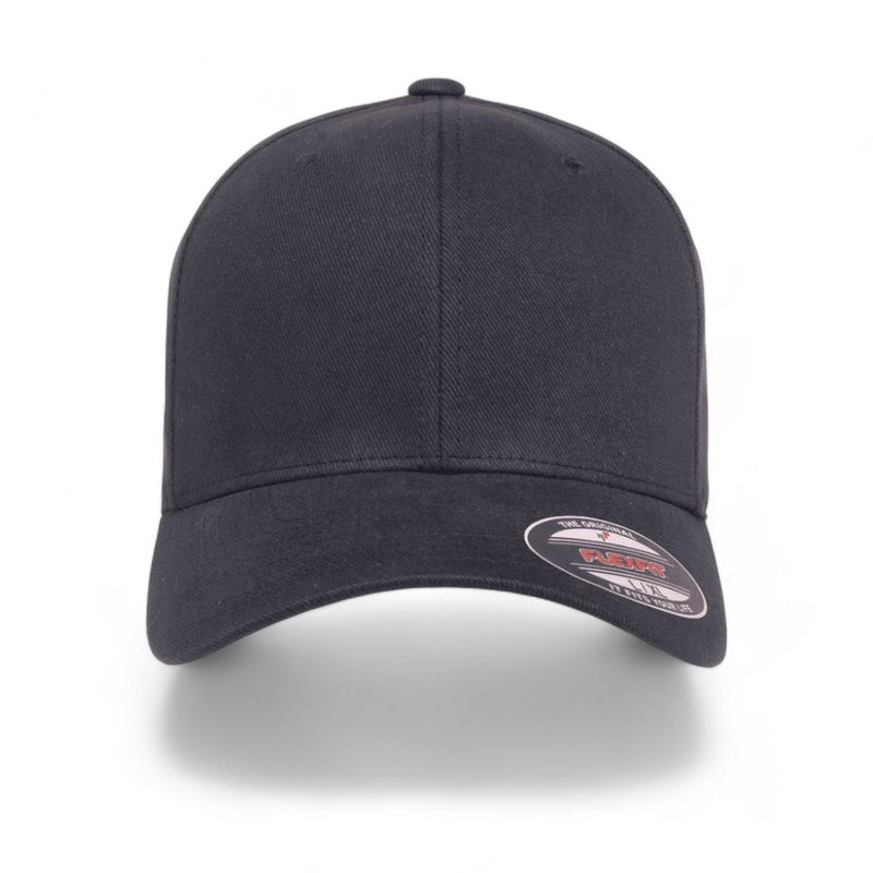 Flexfit Hats in Navy Blue Washed front