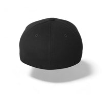 Black Wicking Flexfit Hats back