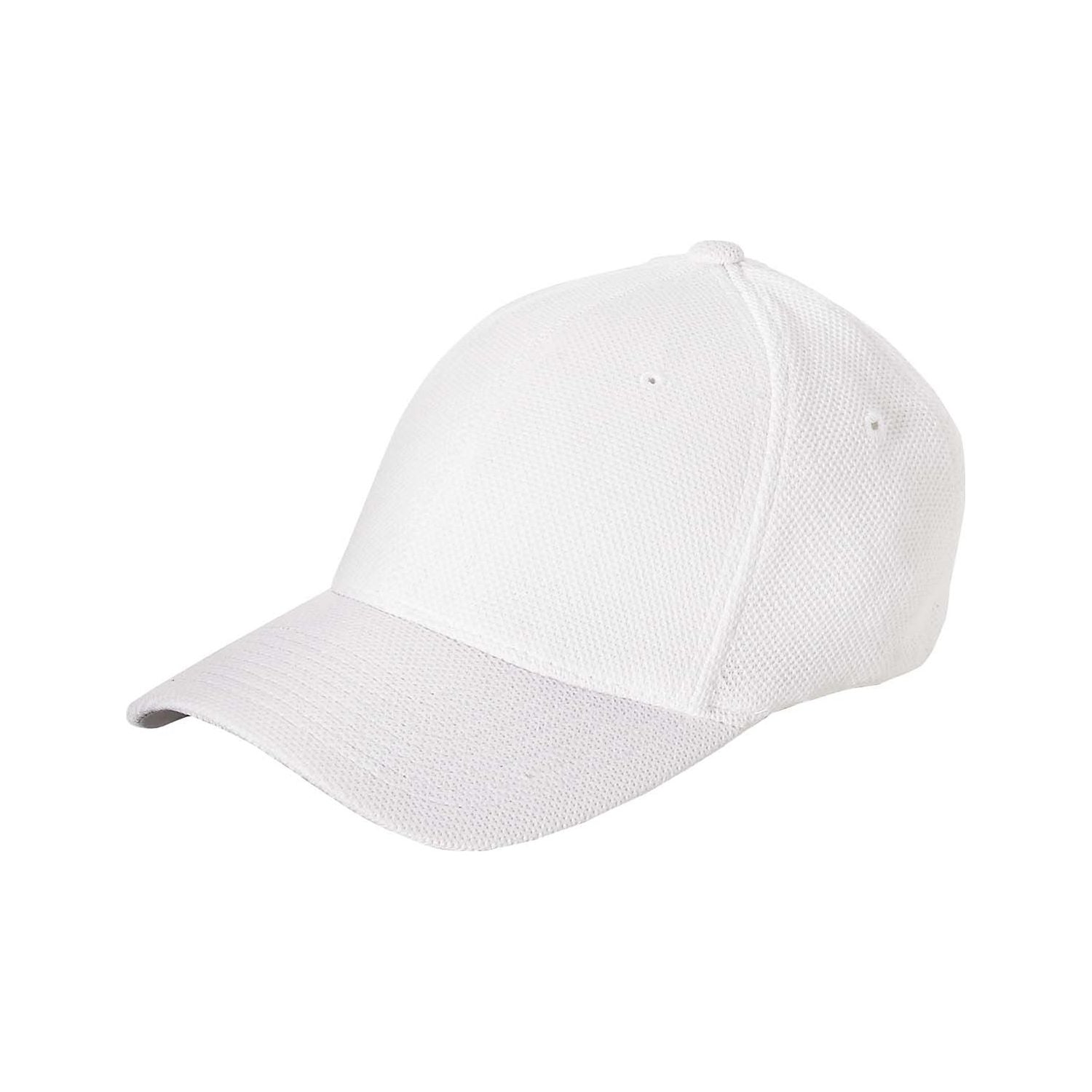White Wicking - Flexfit Baseball Cap front view