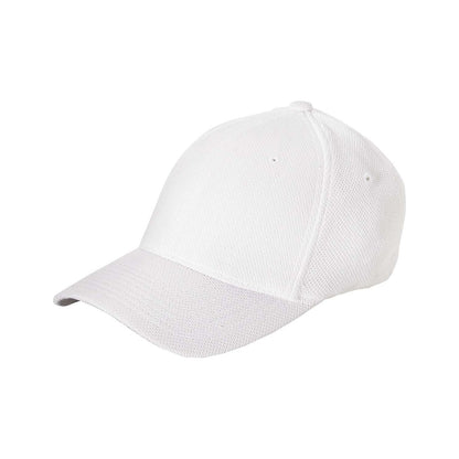 White Wicking - Flexfit Baseball Cap front view