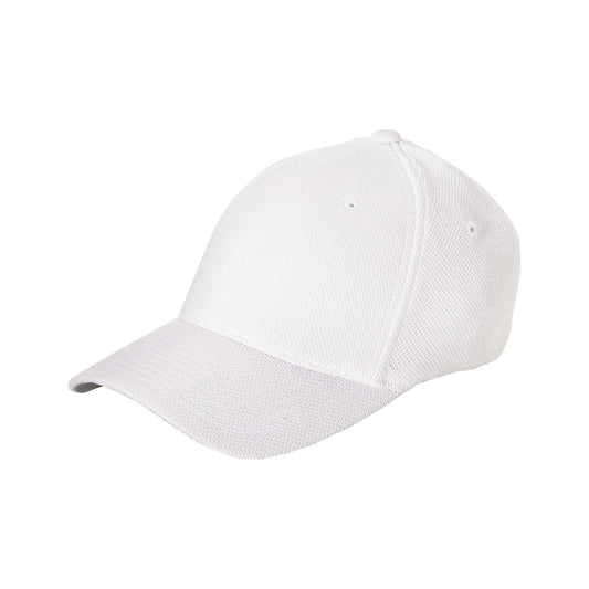 White Wicking - Flexfit Baseball Cap front view