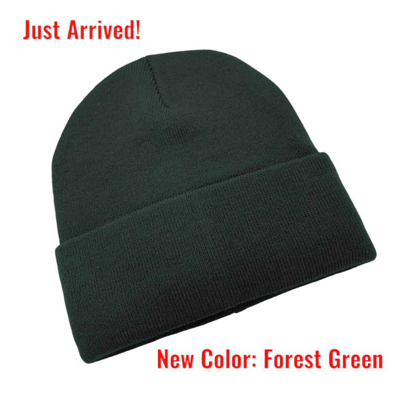 Forest Green Knit Hat-Just Arrived!