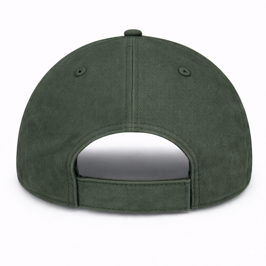 Green Weathered-Unstructured Baseball Cap - back 2