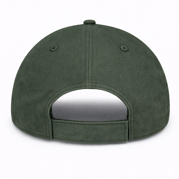 Green Weathered-Unstructured Baseball Cap - back 2